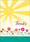 flowers sun thanks