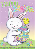 hazy jean Easter card bunny cute somebunny