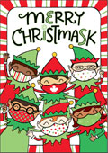 christmas mask elves