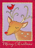 little jeanie christmas deer cardinal